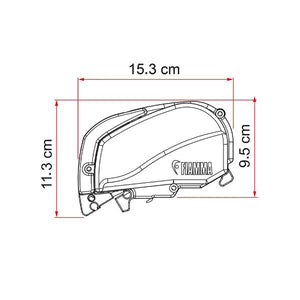 Fiamma F80S Ducato 400 Awning Deep Black Royal Grey (07831Q02R)