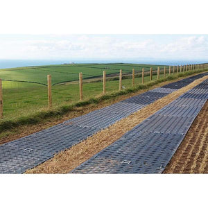 Ground Guards MultiTrack 4ft x 8ft Mat with Roadway/Walkway Tread