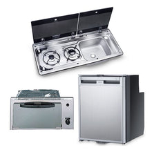 Load image into Gallery viewer, Dometic Fridge, Grill, Hob/Sink Unit Bundle (Sink on Right, 9722 Model)